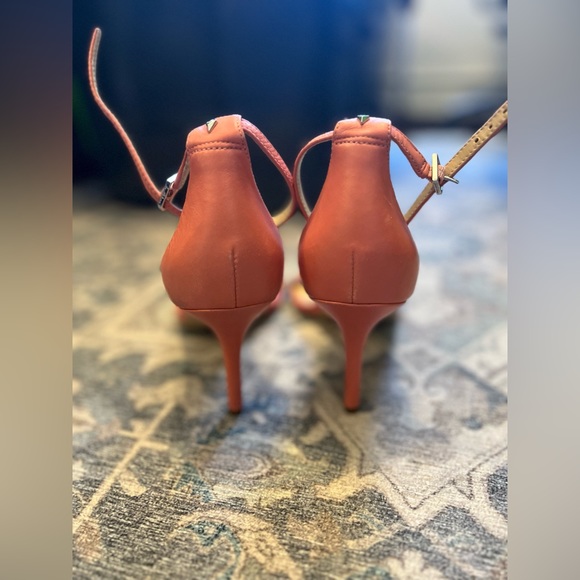 Sam Edelman Patti Monotone Leather Sandals, Light Coral - SIZE 10 - Picture 5 of 7